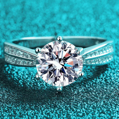0.5 CT Moissanite Ring
