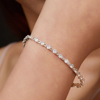 3mm D VVS1 Tennis Bracelet