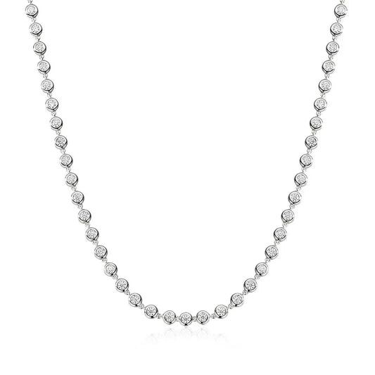 3mm Tennis Necklace