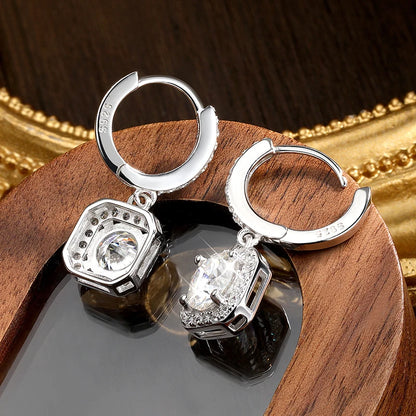 0,5 CT D Color Earrings