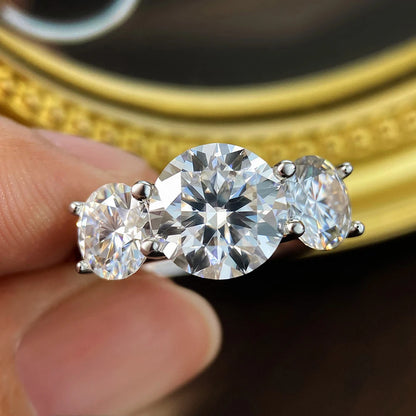 5 CT 3-Stone Engagement Ring