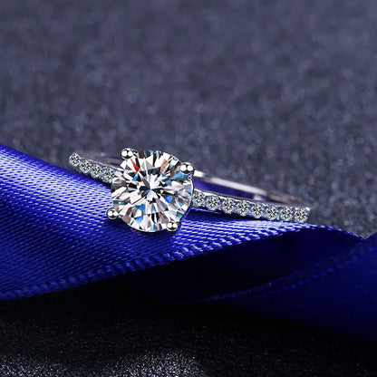 Luxury 1CT D Color Ring