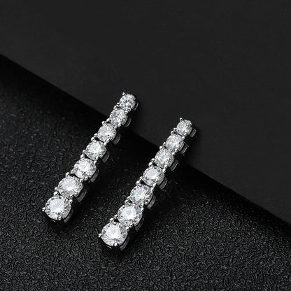 D VVS1 Pendant Earrings