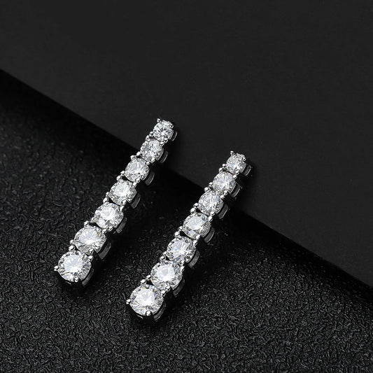 D VVS1 Pendant Earrings