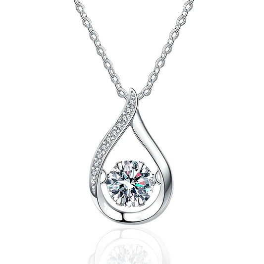 1ct 6.5mm Pendant Necklace
