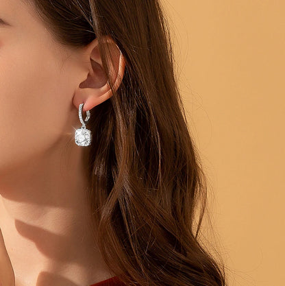 0,5 CT D Color Earrings