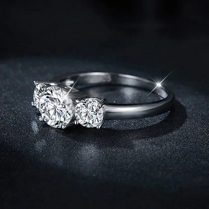 2 CT 3-Stone Engagement Ring
