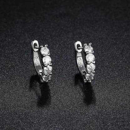 3mm D Color Hoop Earrings