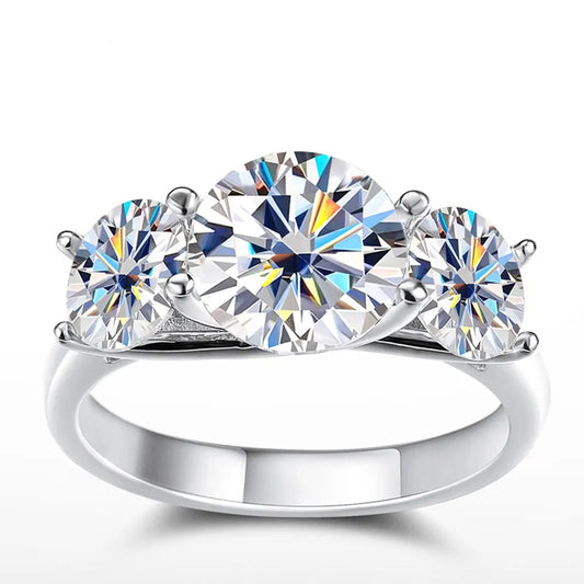 5 CT 3-Stone Engagement Ring