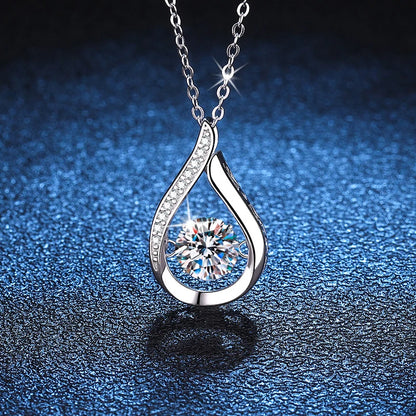 1ct 6.5mm Pendant Necklace