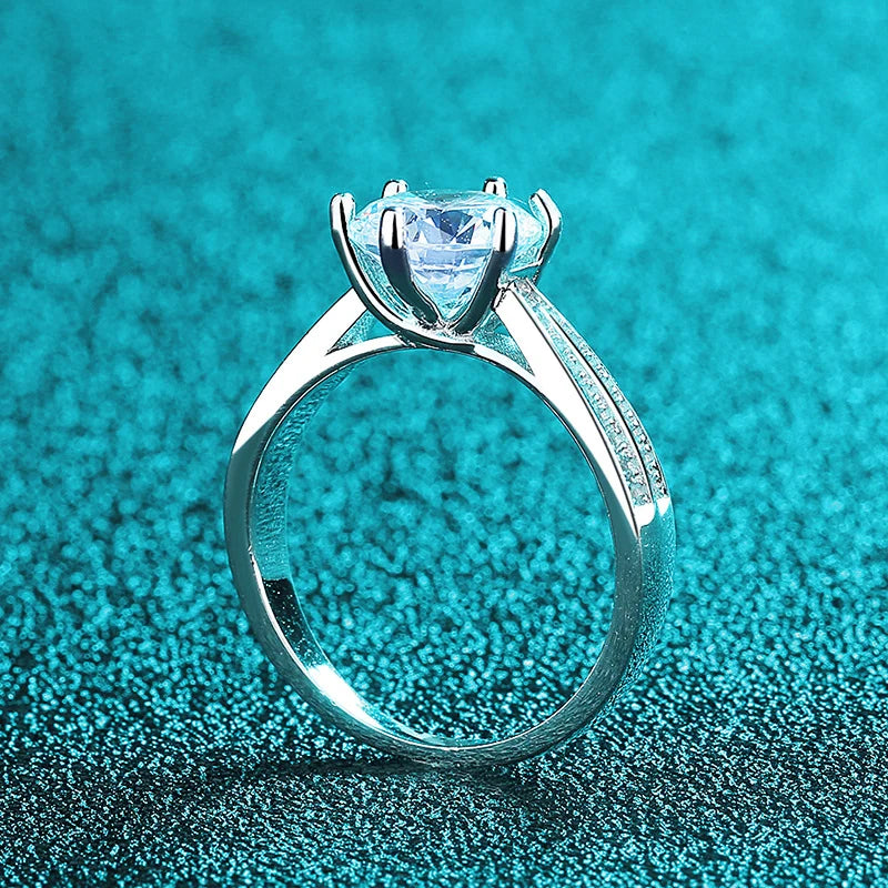 0.5 CT Moissanite Ring