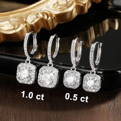 0,5 CT D Color Earrings