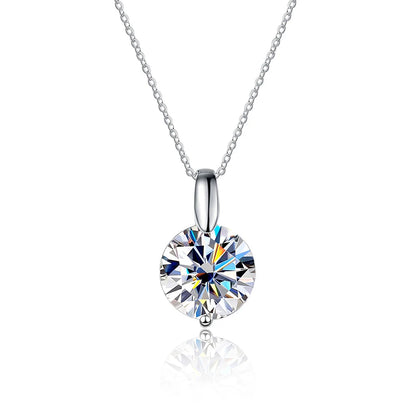 2CT D VVS1 Diamond Pendant Necklace