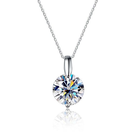 2CT D VVS1 Diamond Pendant Necklace