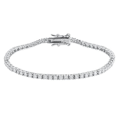2mm D Color Tennis Bracelet