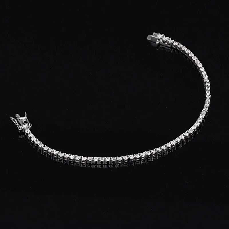 2mm D Color Tennis Bracelet
