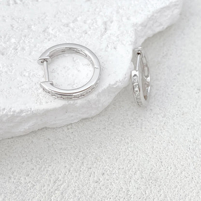 D Color Hoop Earrings