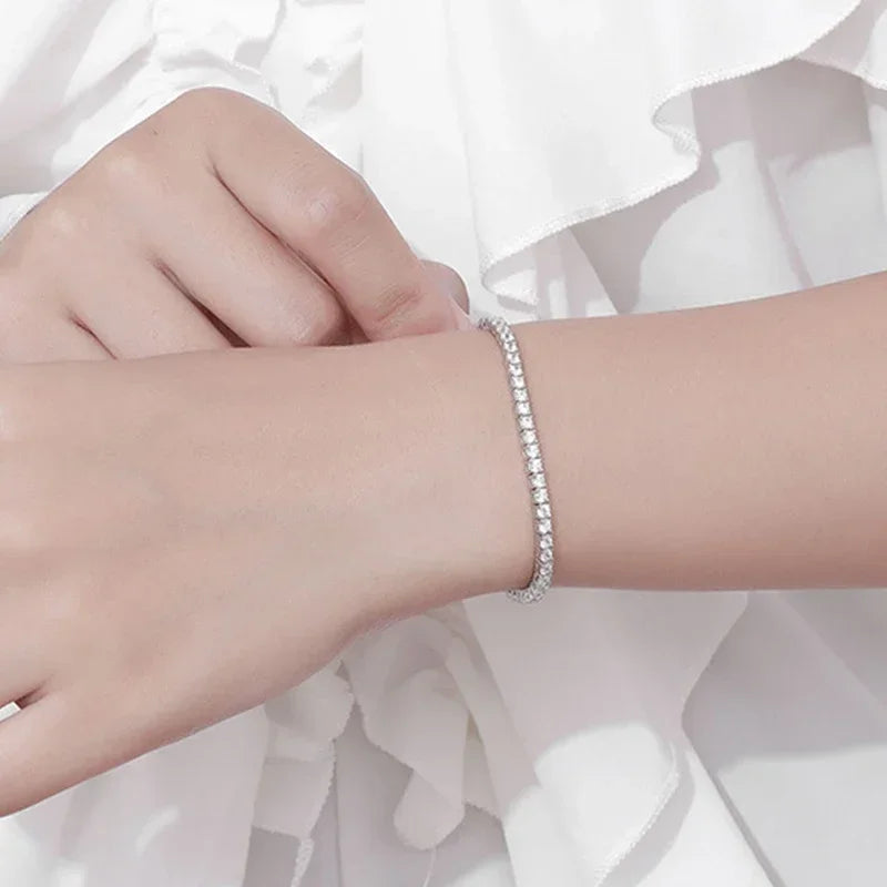 2.5mm D VVS1 Tennis Bracelet