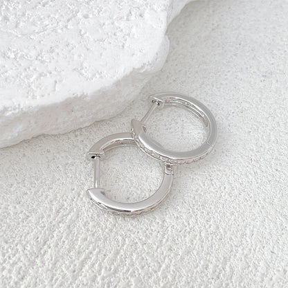 D Color Hoop Earrings