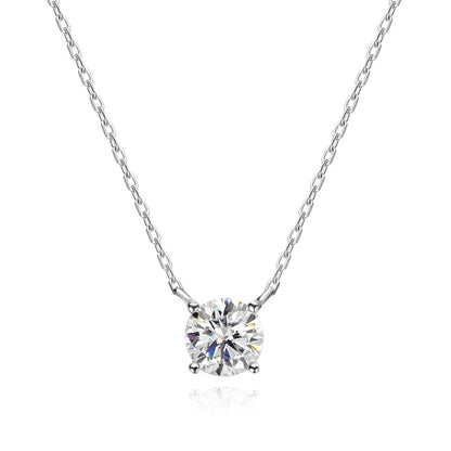 2ct D VVS1 Solitaire Pendant Necklace