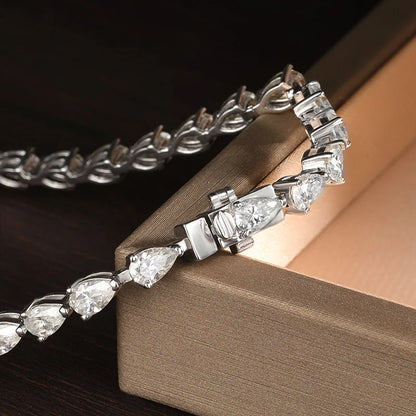 Pear Cut Tennis Bracelet