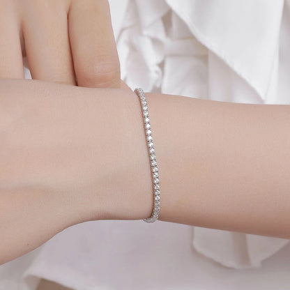 2mm D Color Tennis Bracelet