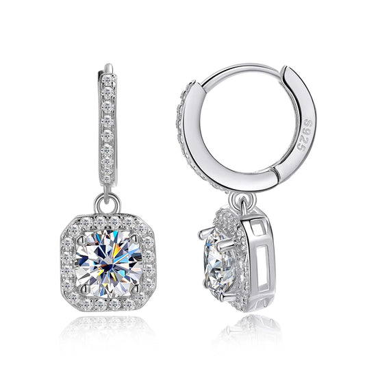 0,5 CT D Color Earrings