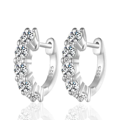 3mm D Color Hoop Earrings