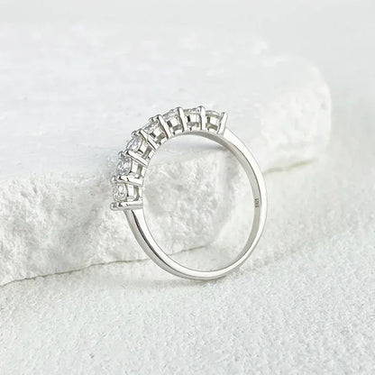 0.7CT Ring – Stackable Band with 3mm Gemstone