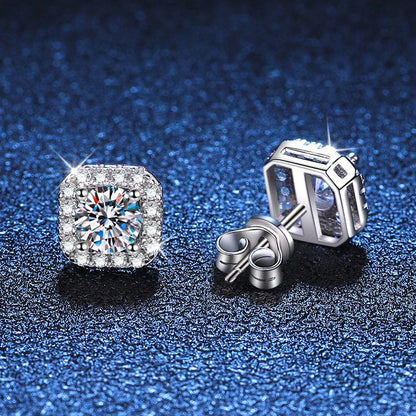 1 CT D Color Earrings