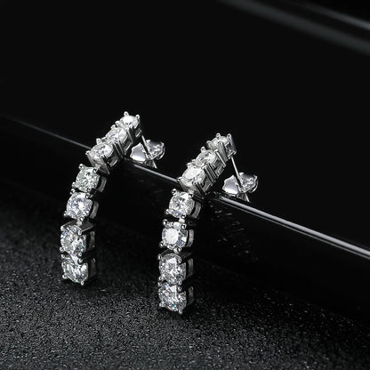 D VVS1 Pendant Earrings