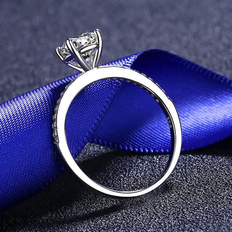 Luxury 1CT D Color Ring
