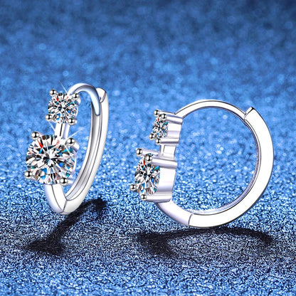 D Color Hoop Earrings