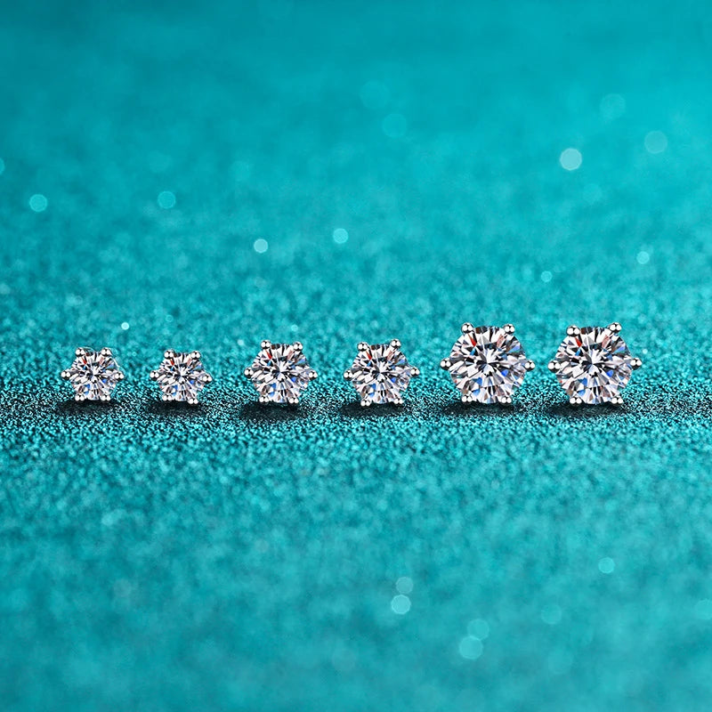 1CT Classic Stud Earrings